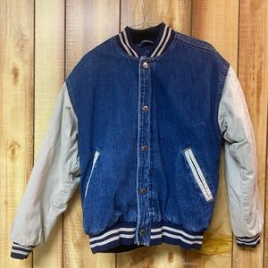 Basic Edition Varsity Denim Jacket